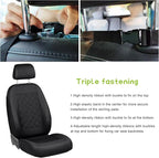 2 PCS Back Seat Protector for Car, Large Kick Mat Auto Seat Cover with 2 Mesh Pockets, Waterproof Backseat Cover Premium Kick Protector for Most Vehicles, Car Accessories