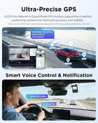 VIOFO A229 Plus Dash Cam Front and Rear, Dual STARVIS 2 Sensors, 2 Channel HDR, 1440P+1440P Voice Control Car Dash Camera, 5GHz Wi-Fi, Voice Control, Ultra-Precise GPS