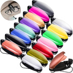 30 Pieces Car Sunglasses Holder for Sun Visor Car Clip Bulk, Accessories Interior Eyeglasses Mount Ticket Card Clip Glasses Holder Auto Clip Holder(15 Colors)