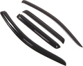 WD2-330 Dark Smoke 4 Pcs Set Window Visor (Outside Mount) Deflector Rain Guard Compatible with 2007-2010 Mitsubishi Outlander