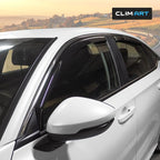 in-Channel Incredibly Durable Rain Guards for Honda Civic 2022-2026 Sedan, Original Window Deflectors, Vent Window Visors, Vent Deflector, 4 pcs. - 622445