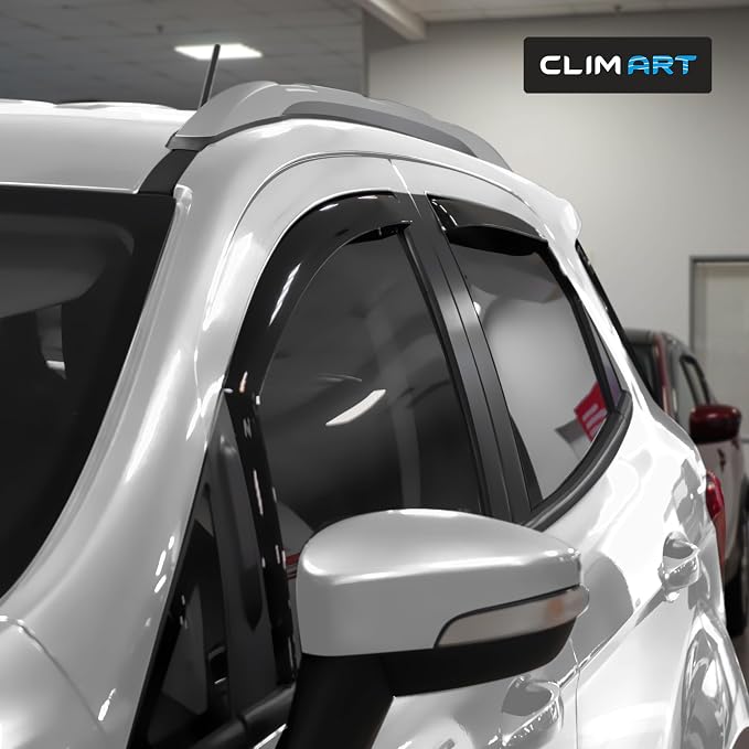 in-Channel Incredibly Durable Rain Guards for Ford EcoSport 2018-2022, Original Window Deflectors, Vent Window Visors, Vent Deflector, 4 pcs. - 615274