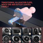 Wireless Car Charger, 15W Fast Charging Auto-Clamping Car Charger Phone Mount Air Vent Cell Phone Holder Compatible iPhone 16/15/14/13/13 Pro/12 pro/12/11, for Samsung Galaxy S23/S22/S21, Pink