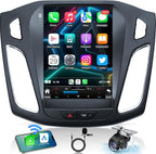 8 Core 4+32G Android 13 Upgrade Car Radio for Ford Focus 2012-2018: 10.4" 1024 * 768 HD Touchscreen Head Unit Wireless Carplay Android Auto 1080P Backup Camera Mirror Link 5G WiFi GPS Bluetooth SWC FM