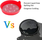 Car Cup Coaster Universal Non-Slip Cup Holders Bling Crystal Rhinestone Car Interior Accessories 2 Pack Red Whole Rhinestone