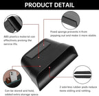 4PCS Door Grab Tray Door Organizer for Ford Explorer 2020 2021 2022 2023 2024 Front and Rear Accessories Phone Holder Container Handle Pocket Storage Box ABS Plastic, Black Mat