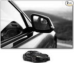 NXTGEN Extended View Mirrors - Compatible with 2020-Present Toyota Supra | MKV Supra Blind Spot Mirrors - 2 Piece Set (Left & Right)