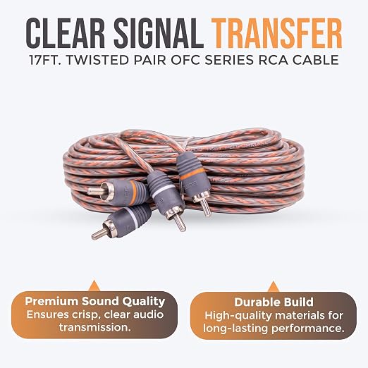 4 Gauge Amplifier Wiring Kit, 2000W CCA Amp Install Kit – EA-PRMK2