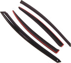Outside Mount Window Vent Visors Rain Guards Compatible with Dodge Intrepid 1998-2004 | Side Window Wind Deflectors Rain Shields | Smoke Tinted, 4 Pcs Set, DGWV-120