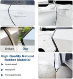 16.4 Ft Car Door Edge Guards, Rubber Edge Trim, Cars Door Edge Guard Protector Easy to Cut, Universal Fit for Most Vehicles, Paint Protection for Trucks, SUVs, and Sedans, No Glue Required