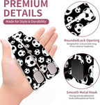 Car Seat Back Storage Hook, Funny Car Purse Hook, Cute Vehicle Storage Organizer for Purses Handbags Soccer Ball Pattern