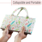 Mr. Pen- Baby Diaper Caddy Organizer, Blooming Palette | Nursery Storage Bin and Car Organizer for Diapers and Baby Wipes