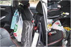 matteblack Magic Hanger Headrest Holder Organizer, Behind Over The Seat Car Hooks-Hang Purse Grocery Bags-4Pack (Frosted Black)