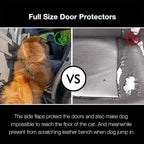 Truck Seat Cover for Dogs 100% Waterproof Back Seat Cover for Crew Cab Machine Washable X-Large Pet Hammock with Side Flap Against Dirt and Fur for Large SUV and Truck Dog Seat Protector