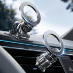 for MagSafe Car Phone Mount -Strong Magnets Magnetic Phone Holders for Your Car 2-in-1 Vent Dashboard Magnet Cell Phones Holder Mounts Car Accessories Gitfs for Men Women fit iPhone, CarbonFiber