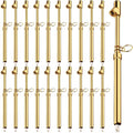 20 Pack Dual Head Tire Pressure Gauge Heavy Duty Air Pressure Tire Gauge for Auto Truck Car RV Van Gage Range 10-150PSI, 1-10Bar (Gold)