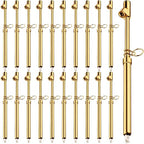 20 Pack Dual Head Tire Pressure Gauge Heavy Duty Air Pressure Tire Gauge for Auto Truck Car RV Van Gage Range 10-150PSI, 1-10Bar (Gold)