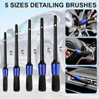 42Pcs Car Detailing Kit, Car Detailing Brush Set, Car Wash Cleaning Kit, Car Detailing Brushes, Professional Car Care Kit for Interior Exterior Wheels, Blue (42)