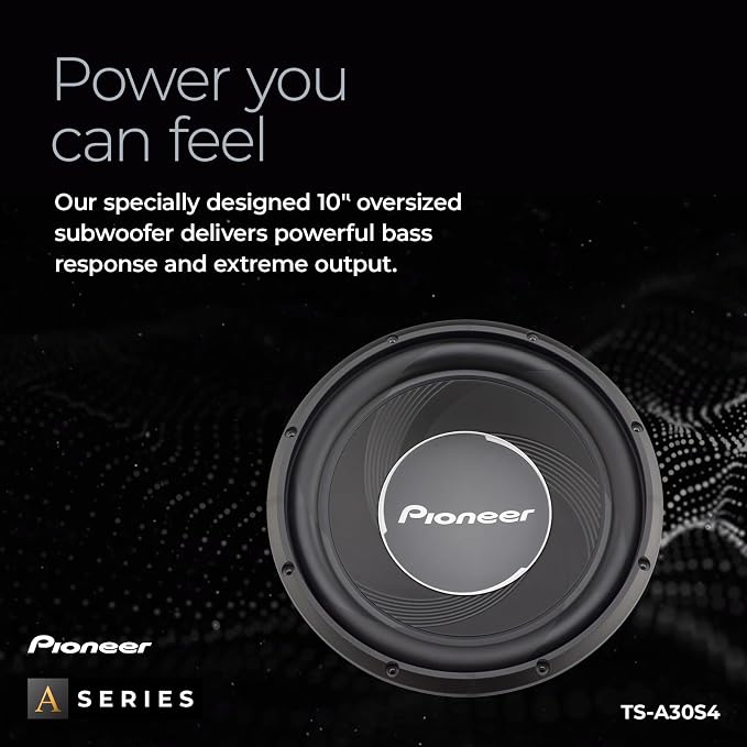 TS-A30S4 12” Component Subwoofer, 1400 Watts Max Power