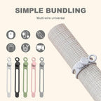 Data Cable Organizer, 2026 Upgrade Silicone Headphone Organizers, Silicone Cable Ties Reusable Cable Management Organizers Multipurpose Elastic Cord Organizer for Bundling and Fastening Cables (10Pcs)