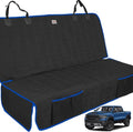 Back Seat Cover for Dogs, Washable Bench Seat Covers for Trucks,Nonslip Truck Seat Cover Protector for F150/Ram1500/GMC Sierra/Toyota/Chevrolet Silverado,Car Seat Covers for Dogs
