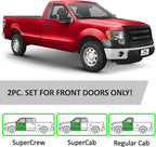 Voron Glass in-Channel Extra Durable Rain Guards for Trucks Ford F-150 2009-2014 Regular Cab, Window Deflectors, Vent Window Visors, 2 Pieces - 210016