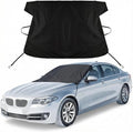 Car Windshield Cover for Ice and Snow, Heavy Duty Russian Fabric Snow Cover with Anti-Frost Protection, Side Panels & Straps, Fits Cars, SUVs & Trucks for Winter Protection- 60' x42''