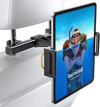 Car Tablet Headrest Holder - Car Back Seat Headrest Tablet Mount Stand for Kids, Road Trip Essentials Accessories Gifts, for 2025 iPad Pro 11/13" Air Mini, iPhone, Galaxy Tab, 4.7-13" Devices