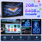 2+64G Car Radio for Toyota Corolla 2004 2005 2006 2007 2008 Wireless Carplay Android Car Stereo, 9 Inch Touchscreen with Android Auto 5G WiFi GPS Navigation AHD Backup Camera FM RDS