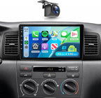 8Core4+64G Car Stereo for Toyota Corolla EX 2007-2012 Wireless CarPlay/Android Auto Android Radio with Qualcomm 9" IPS Touch Screen,BT5.1,DSP Hi-Res,GPS,SWC,Backup Camera for Toyota Corolla Radio