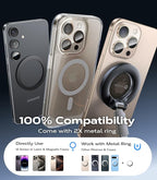 2026 Upgraded Car Phone Holder for Magsafe Car Mount [85 LBS Strongest Suction] Vacuum Magnetic Phone Holders for Your Car 360° Adjustable Car Phone Mount for iPhone 17 Pro Max 16 15 14 13 12