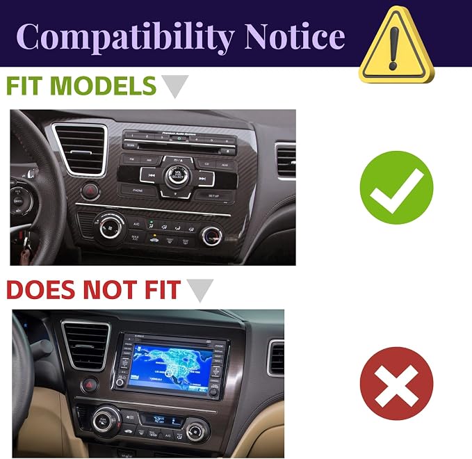 5G Wifi 8-core 4G+64G Car Stereo for Honda Civic 2013-2017 with 9-Inch 1280P QLED Touchscreen Wireless Carplay Android Auto OTA, Bluetooth 5.1 Car Radio DSP/Hi-Res Audio WIFI SWC GPS AHD Backup Camera