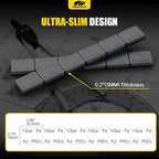 1/2oz Adhesive Stick on Wheel Weights, Black 0.5oz, 12oz/Box | 24PCS, 12oz/Box, Low Profile Easy to Peel, For Cars, Trucks, SUVs, Motorcycles, RC Cars, OEM Quality