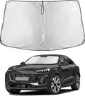 Windshield Sunshade Compatible for Audi SQ6 e-tron 2025 2026 2027, Sun Visor for Front Windshield & Window Sun Shade Cover, UV Heat Blocker & Protector, Car Accessories