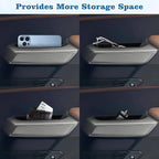 1797 4 Door Handle Storage Box fit for Ford Bronco 2021 2022 2023 2024 2025 2026 Accessories Car Pocket Organizer with Anti-Slip Black ABS Plastic-4pcs/Set (Not for Sport/2 Door)