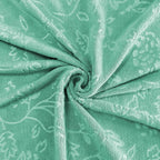 Large Bath Towels Set, 2 Pack, 30" x 60", Microfiber Body Towels for Adult, Oversized, Soft, Absorbent, Fast Drying for Shower Sauna Yoga Swimming Sport Fitness Gym Pool (Green-Floral Embossed)
