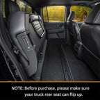 Truck Seat Cover for Dogs with Flip-Up Rear Seats 100% Waterproof Heavy Duty Pet Floor Hammock with Mesh Visual Window Senior Dog Friendly & Nonslip Fits Ford F150,F250 RAM 1500,Silverado