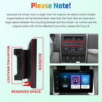 8 Core Car Radio Stereo for Jeep Wrangler JK 2007-2018 Compass Grand Cherokee Dodge Ram with Carplay/Android Auto Upgrade 4GB+64GB
