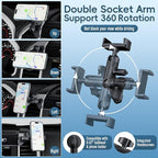 Metal Vent Phone Mount Compatible with 2015-2020 Ford F-150, 2017-2021 Super Duty & 2018-2021 Expedition, Car Solid Phone Holder Cellphone Cradles Bracket Stand for All Smartphone