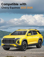 in-Channel Window Rain Guards Fit for Chevy Equinox 2025 2026(NOT for EV) Rain Guards Extra Durable Side Window Deflectors Visors Vent Visors Low Profile Vent Shades Car Accessories-4pcs