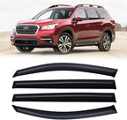 Window Rain Guards Replacement for Subaru Ascent 2019-2025, Window Visor Guard Vent Wind Shade Deflector Rain Shield Protector Sun Visor for 19-25 Ascent,Tape-on/Outside-Mount, 4PCS