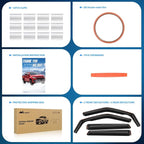 in Channel Rain Guards for Chevy Blazer 2019-2024 2025 2026 Window Deflectors Wind Deflectors Vent Visors, Keep Rain Out & Reduce Wind Noise, 4PCS