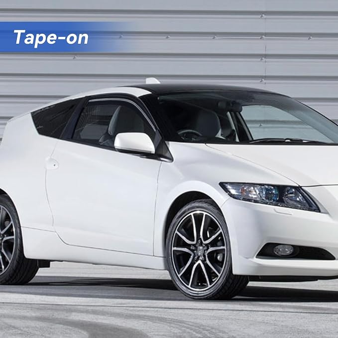 Window Visors Rain Guards for 2011-2016 Honda CR-Z, Out-Channel Window Vent Wind Deflectors Visors Shades for 11-16 Honda CRZ