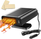 150W Car Heater, Car Heater Defroster With 2 in 1 Heating/Cooling, Anti-Fog Plug in Cigarette Lighter for Car Defroster Windshield Fast Defogge