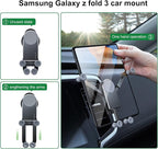 Z Fold 5 Car Mount, [Without CASE] Aluminum Universal Vent Z Fold 6 Acessories for Galaxy Z Fold 7 6 5 4 3 2 S25 Ultra Pixel 9 Pro Fold iPhone 16 15
