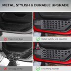 Metal Front Door Pocket Storage Box for Jeep Wrangler JL JLU 4XE 2018-2026 & Gladiator JT 2020-2023 2024 2025 2026 Accessories Door Storage Organizer Molle Panels (Not for Power Seats), 2PCS