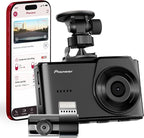VREC-H520DC Dual Dash Cam Front and Rear Car Camera - Large Screen, 2K Resolution, Starvis Night Vision, 140 Degree Wide Lens, ADAS Safety Alerts, Built In GPS, Impact Detection, 24/7 Coverage