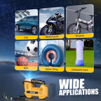 160PSI Cordless Tire Inflator Compatible with Dewalt 20V Air Compressor, Portable Air Pump Automatic Shut Off, LED Light, Digital Pressure Gauge for Cars Motorcycles Bike Ball (Tool Only)
