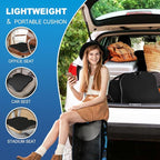 Car Seat Cushion for Driving,Premium Memory Foam Car Cushion for Better Visibility, Non-Slip Hip & Lower Back Tailbone Cushion, Car Seat Cushion Driver Booster for Short People, Truck(Black