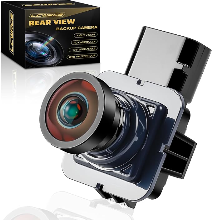 Reverse Backup Camera Compatible with Ford Escape 2014 2015 2016 | Night Vision Wide-angle Rear View Camera Parking Assist Replaces# GJ5T-19G490-AD, CJ5T-19G490-AB, EJ5T-19G490-A